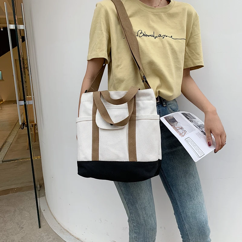 Китайская фабрика Холщовая Сумка-тоут на молнии мужская сумка холщовая сумка-мессенджер быстрая доставка