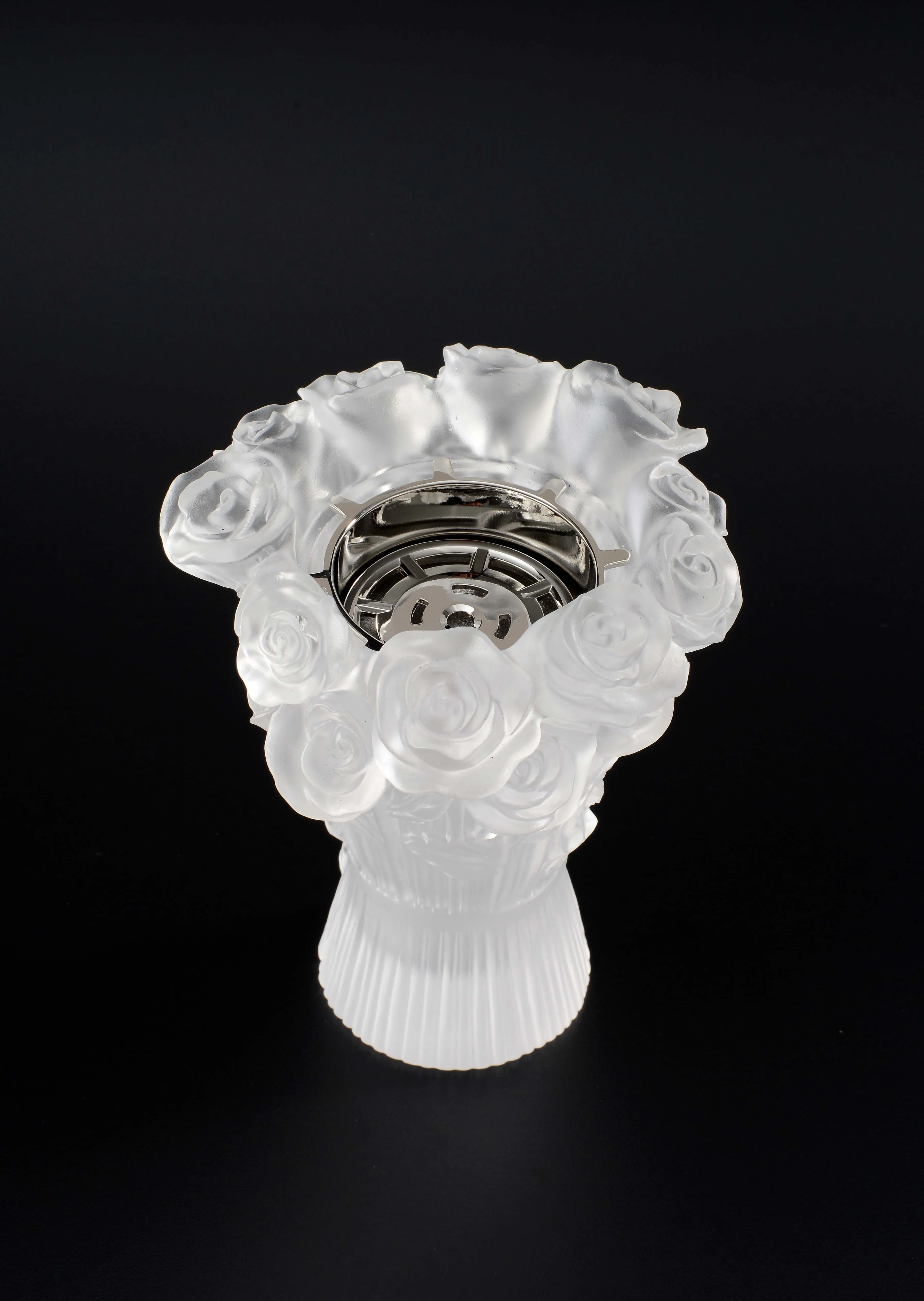Новый светлый роскошный арабский матовый белый цветок liuli crystal курильница для украшения