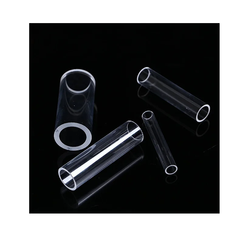  Customizable refractory 100mm Large Diameter Vacuum Quartz Tube