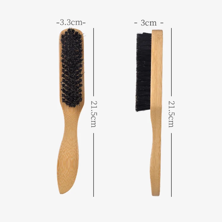 Бамбуковая расческа для волос изогнутая 360 щетка