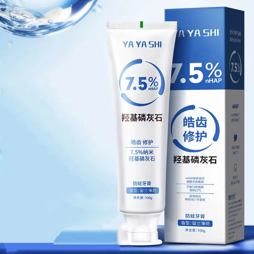 Wholesale Anti-Cavity Cleaning Blamy Refreshing Hydroxyapatite Whitening Toothpaste Beauty Customized Natural Active Clean