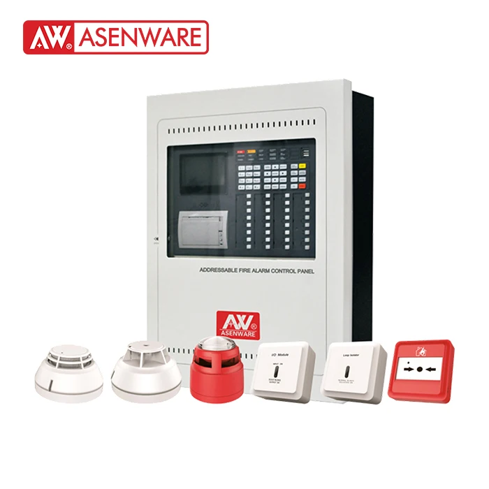 Factory direct 4 wire addressable I/O module 24VDC fire alarm