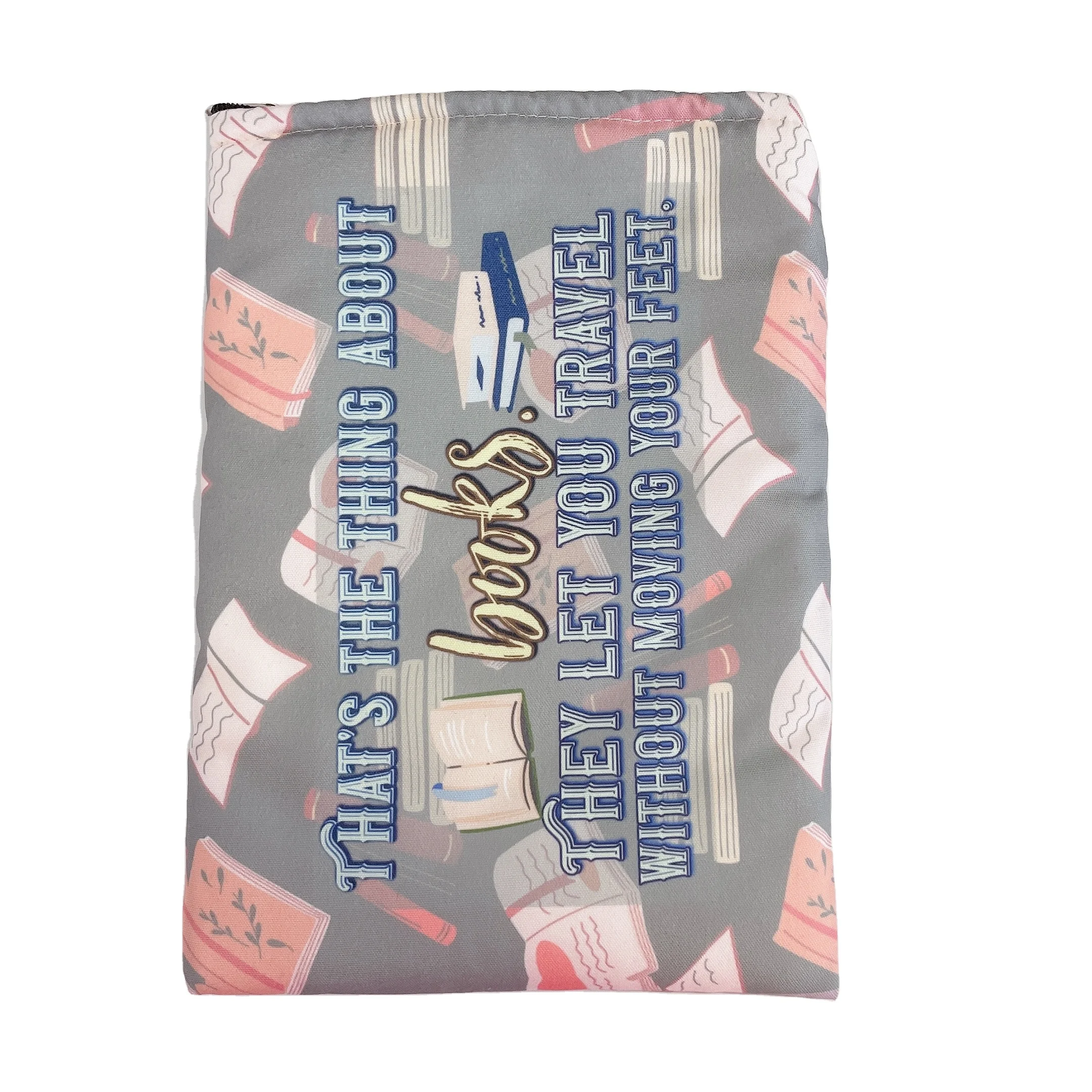 Factory Professional Custom Direct Sales 8*11inch Book Sleeve With Pocket, Zipper,Book Cover for Hardcover and Paperback