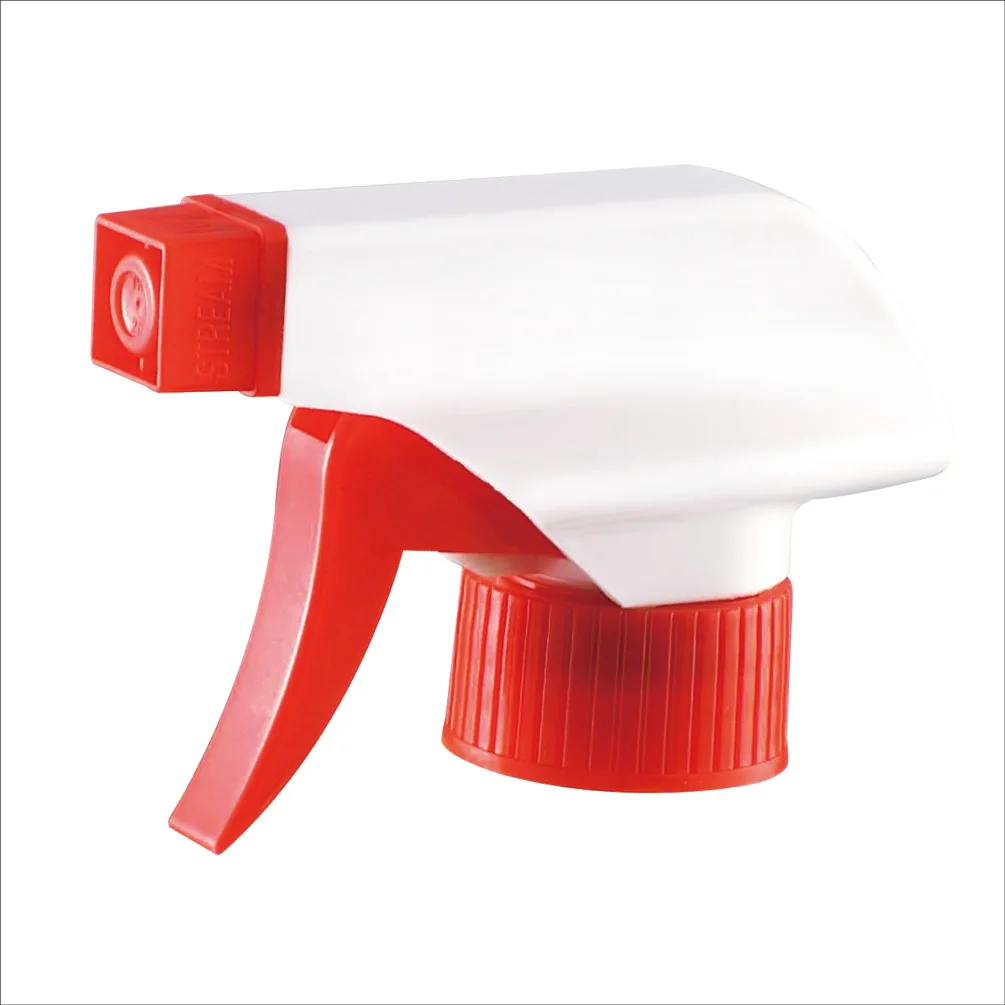 hot sale 28mm  red white  plastic normal trigger sprayer 28/410 plastic sprayer pump for water bottle