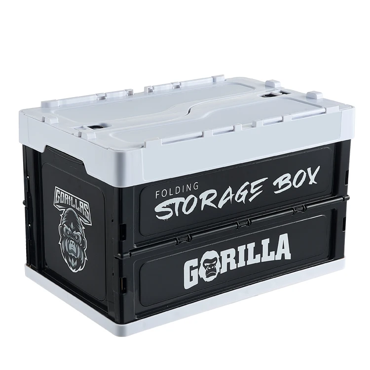 TARKA Multifunctional Plastic Folding Portable Storage Bin Boxes For Home Car Camping