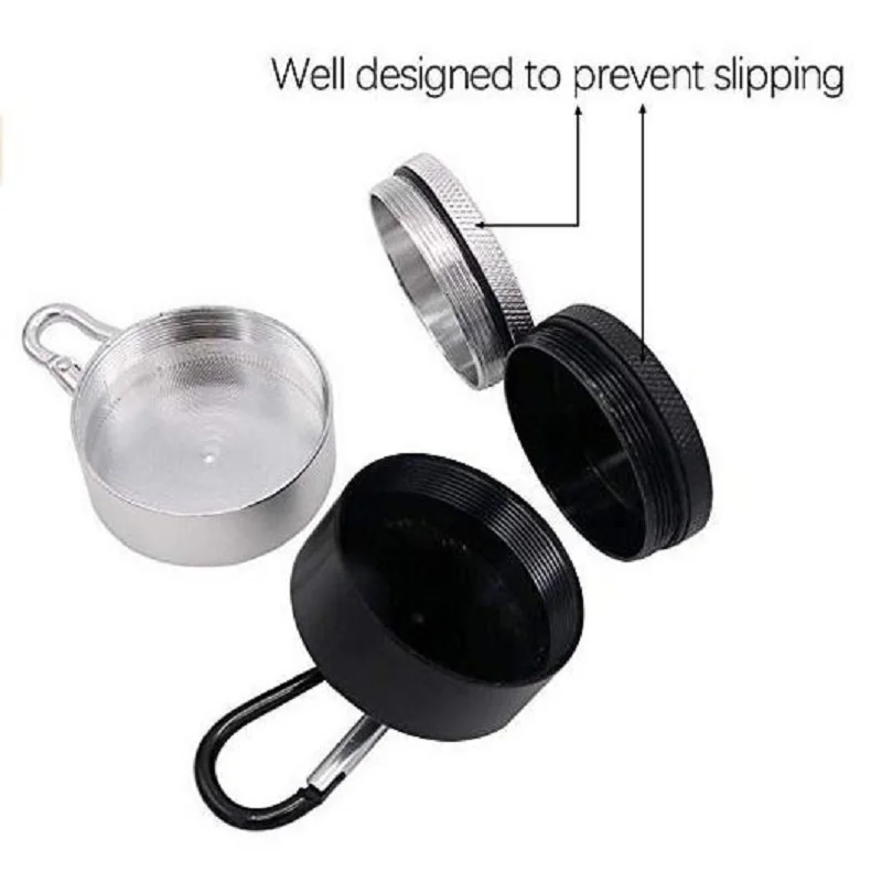 Big Size Round Aluminum Metal Mini Travel Pocket Pill
