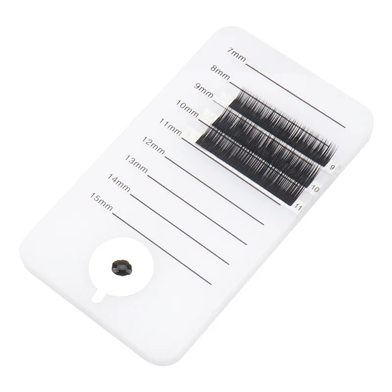Acrylic Eyelash Board Grafting Lash Scale Plate Lash-Tray Strip Stand Thick Eyelash Extension Glue Holder
