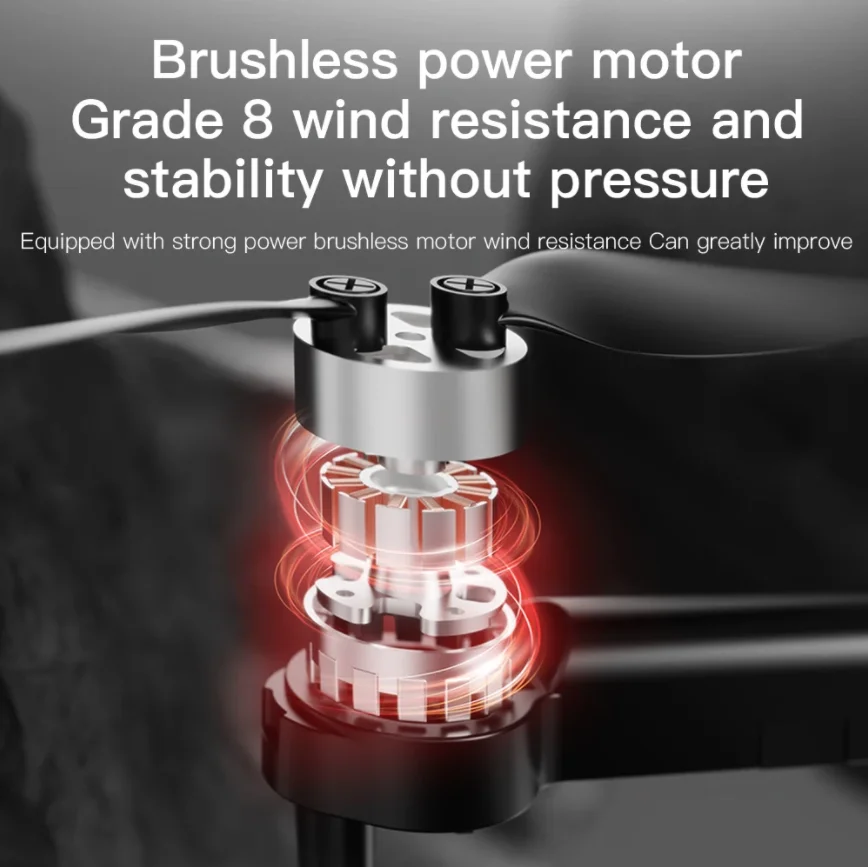 mini drone brushless wind resistance drone 6k dual camera with obstacle avoidance 360 degree flip flying drones