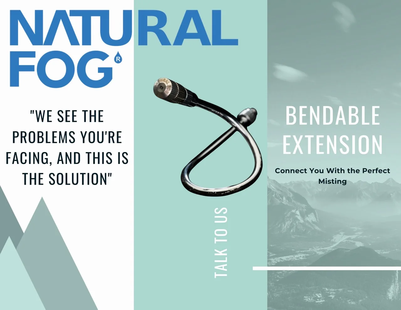 Bendable Extension Bar For Mist System Accessories