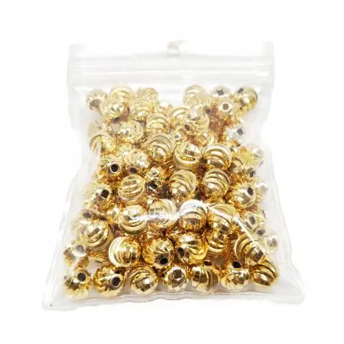  gold color DIY Brass metal Beads for jewelry making