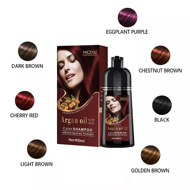 Factory Supplying Professional Hair Color Shampoo Magic Hair Dye Color For Salon & Home Use