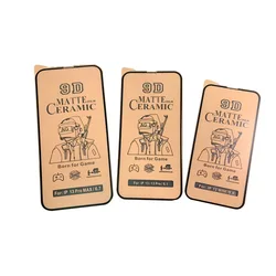 Cell Phone Anti-Shock Nano Film Ceramic Matte Privacy Screen Protector For Iphone 12