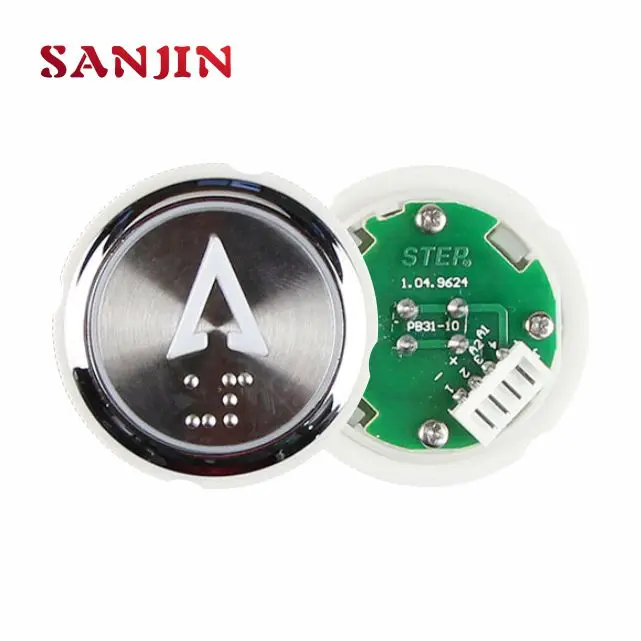 STEP elevator parts Elevator push button PB31-10 1.04.9624
