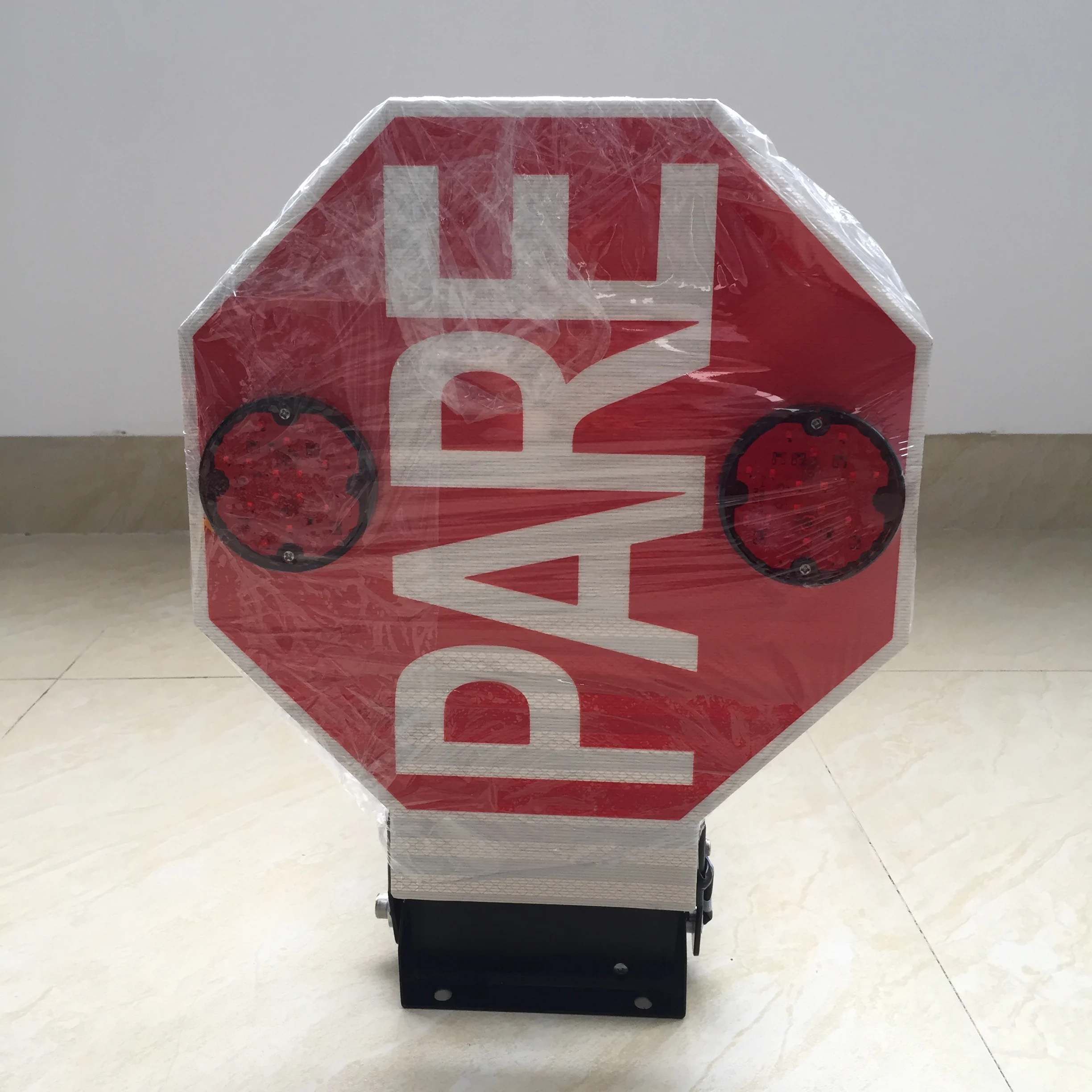 Stop sign for school bus bus stop arm sign