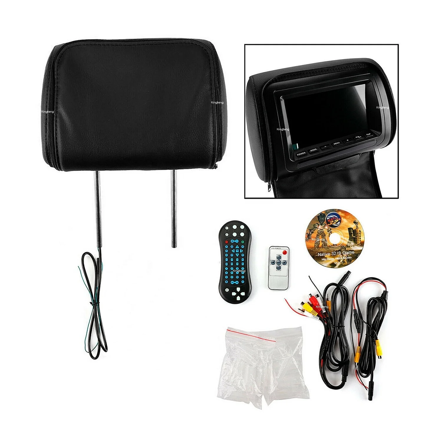 Original Factory Price Wholesale Best Choose Replacement 7inch HD Car Headrest dvd Player