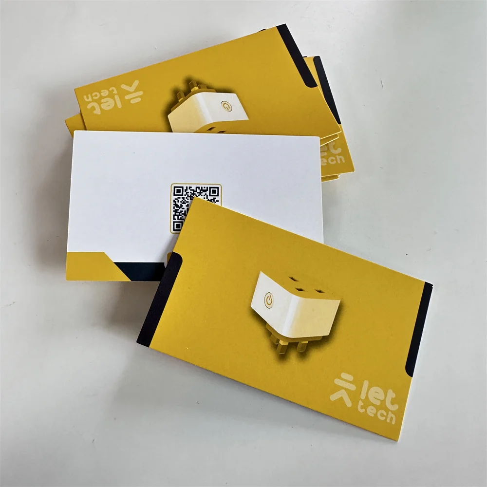 Custom Logo Insert Paper Printable Small Business Card