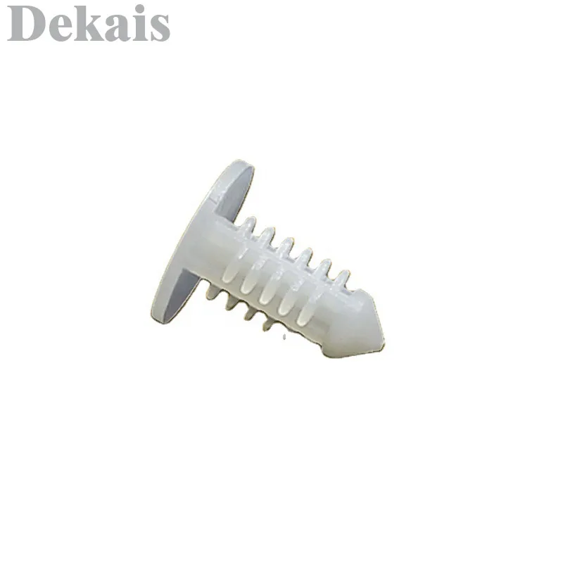 Barbed push fasteners christmas tree clips nylon plastic pine tree clips,nylon bolts push rivets 6mm hole fixing fastener