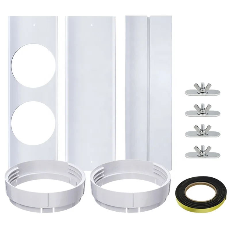 Indoor Ducting Sealing Panels Adapter for Air Conditioner Portable Air Conditioning Windows Unit Universal AC Window Vent Kit