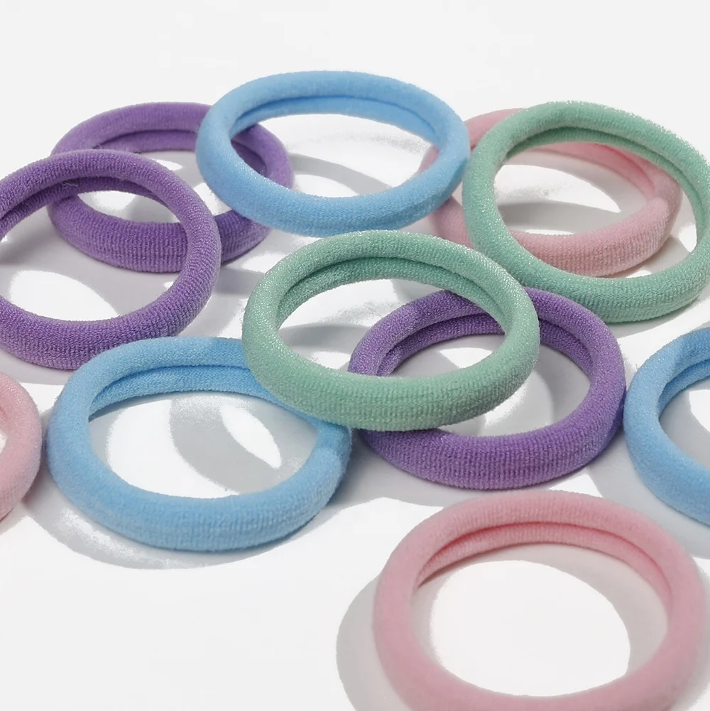 20PCS in a box Wholesale Seamless Hair Ties Elastic Hair Band Accessories Ponytail Holders For Women And Girl