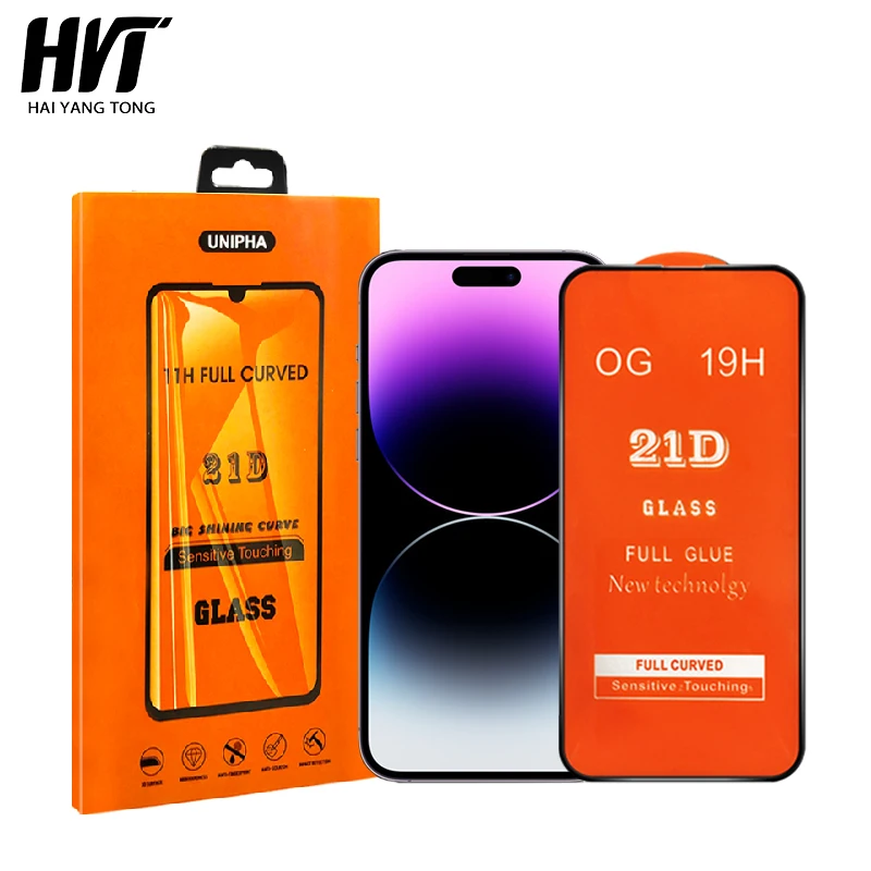 Full Glue 21d Glass Screen Protector Anti Scratch 2.5d Tempered Glass 11h For Iphone 12 Tempered Glass Film Screen Protector