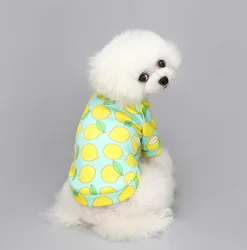 Cute Pet Clothes Cartoon Pet Clothing Summer Shirt Casual Vests Cat T-shirt Puppy Dogs Clothes for Small Pets