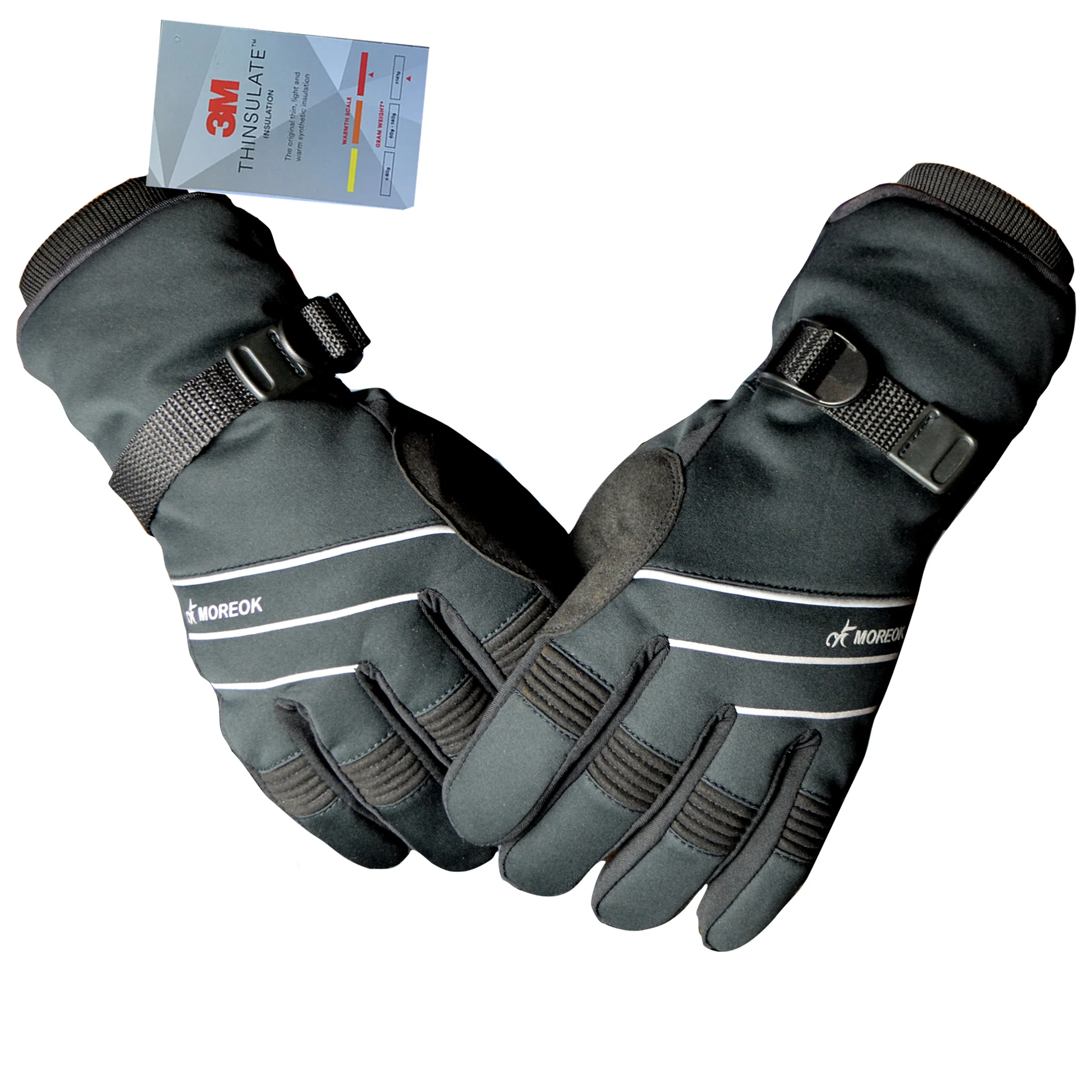 Waterproof 3M Thinsulate Thermal Gloves Touchscreen Windproof Warm Non-slip Snowboard Snowmobile Gloves for Men Women