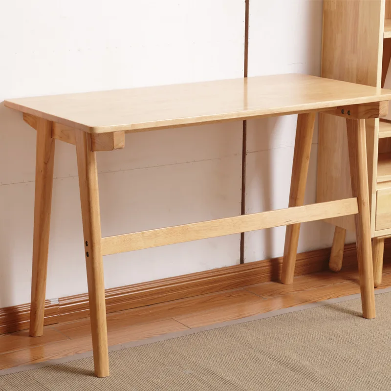 Factory direct sell solid wood office desk Student Desk And Chair Computer Table  set