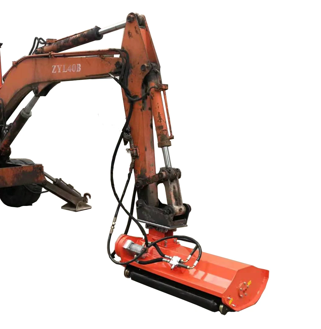 CE approved side shift excavator flail mower for wholesale