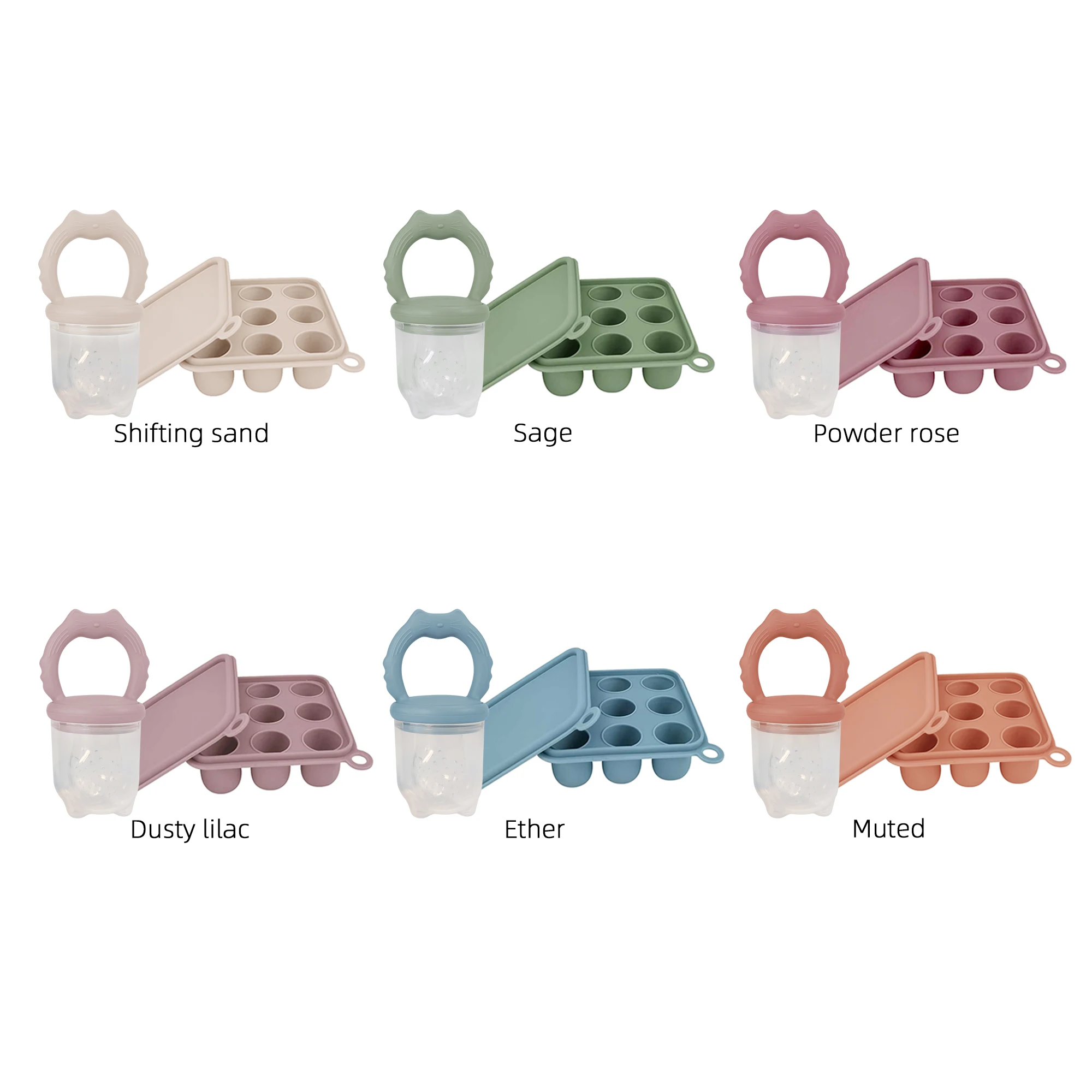 Baby Fruit Feeder Infant Food Dispensing With PP Cover Baby Dummy Pacifier