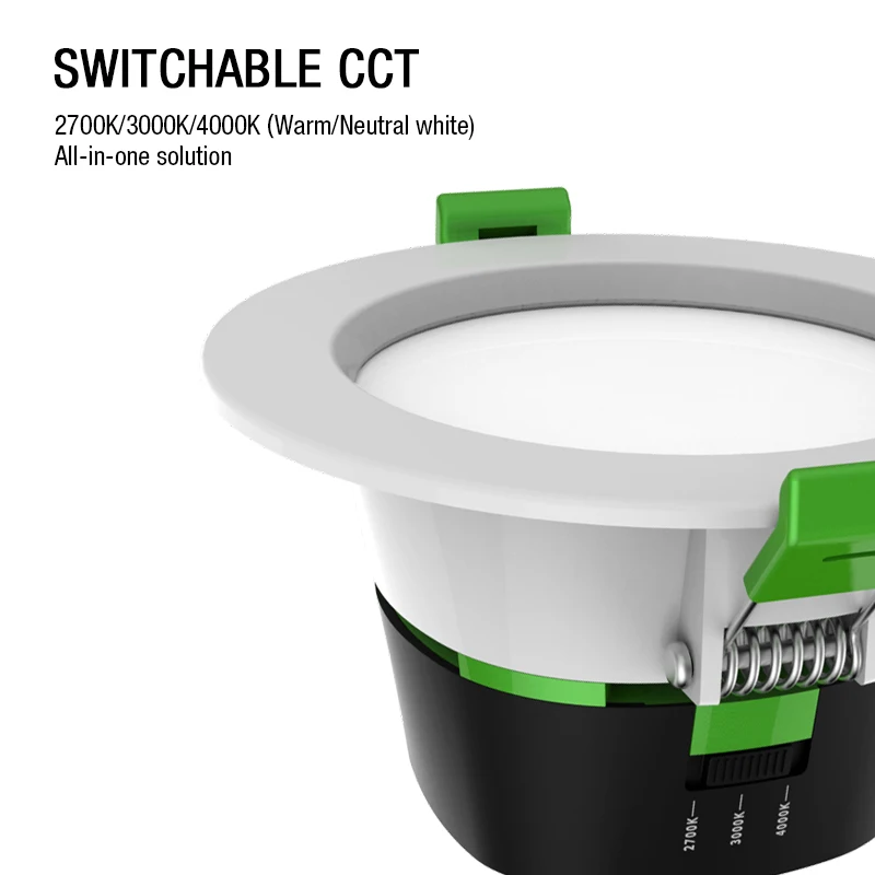 2022 Saa reseced adjustable pbt plastic spot dali control small size australian led down light 18watt frame 70 mm 75mm housing