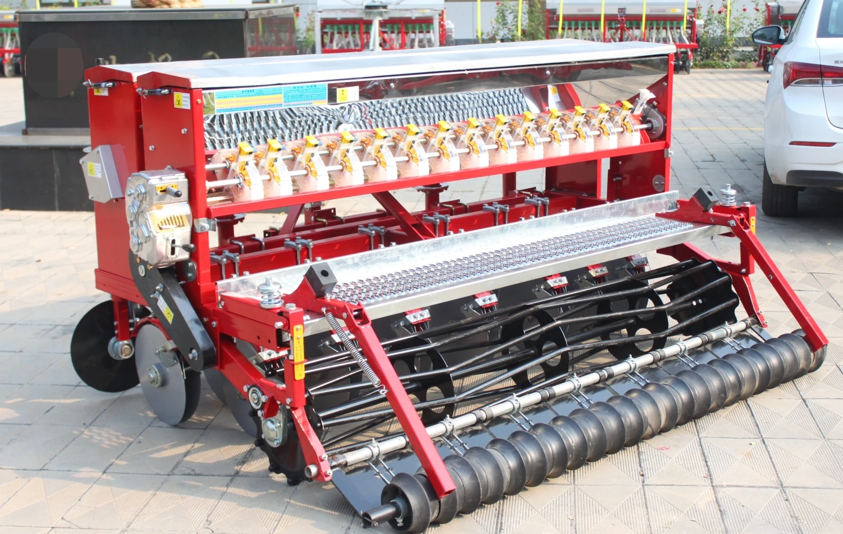 Tractor Mounted Wheat Planter Roller Cage Planter Mechanical Wheat Planter agricultural seeder