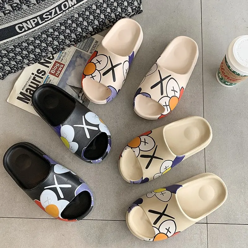 Женские сандалии шлепанцы унисекс дизайнерские Yeezy для взрослых
