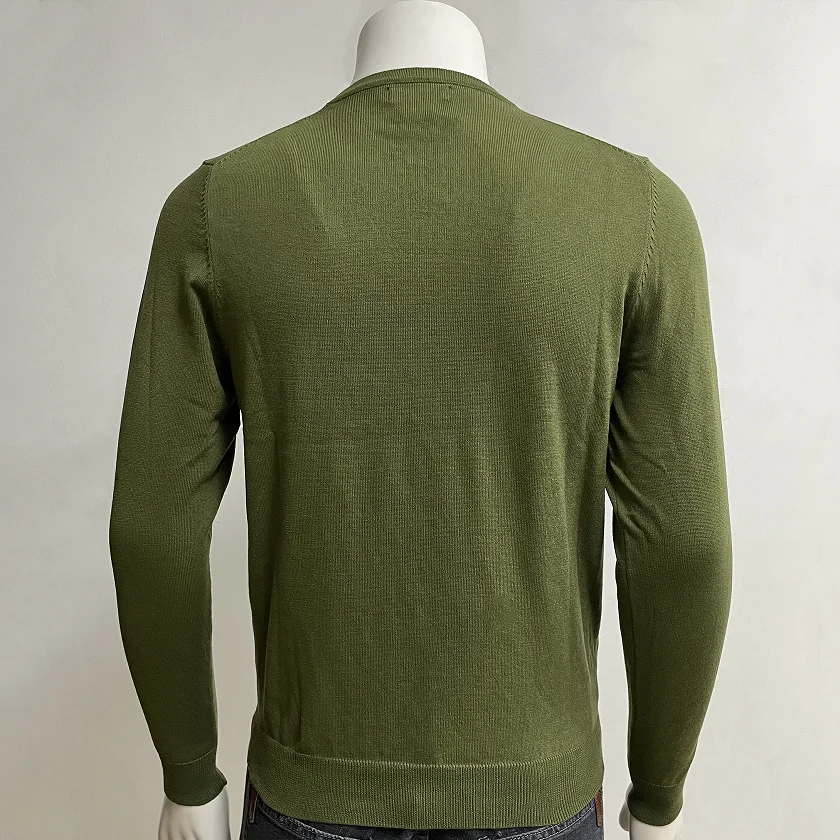 Patchwork Fashion Pullover Knit Sweater For Men High Neck Sweater Wool For Men Sweaters Men Customized