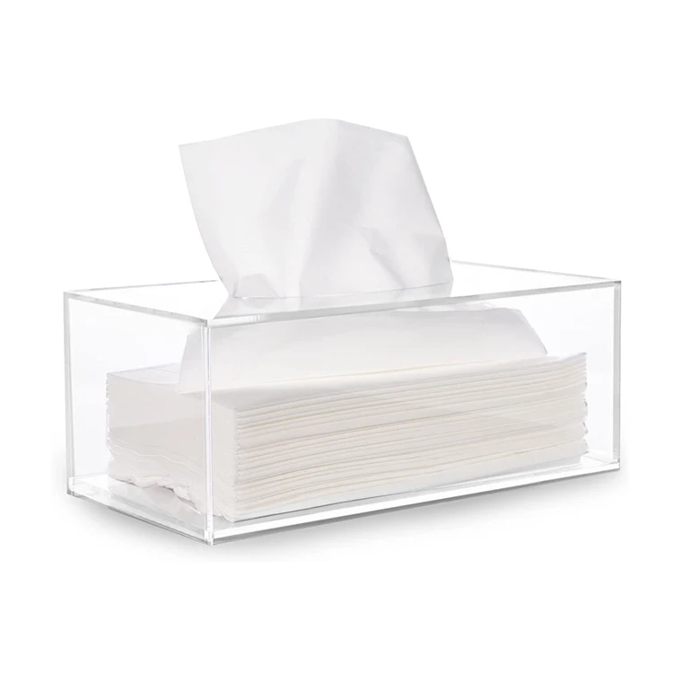 Hot selling high quality packaging acrylic tissue box