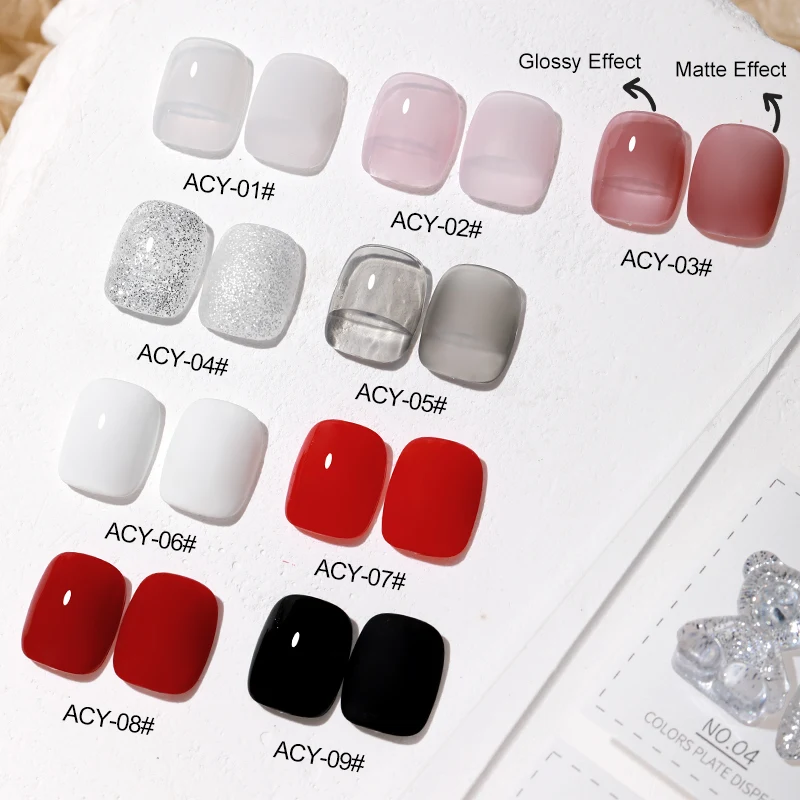 AS Classic Varnish Super White And Super Black Nail Polish Wholesale 15ml Bottles Private Label Colour Uv Gel Nail Polish