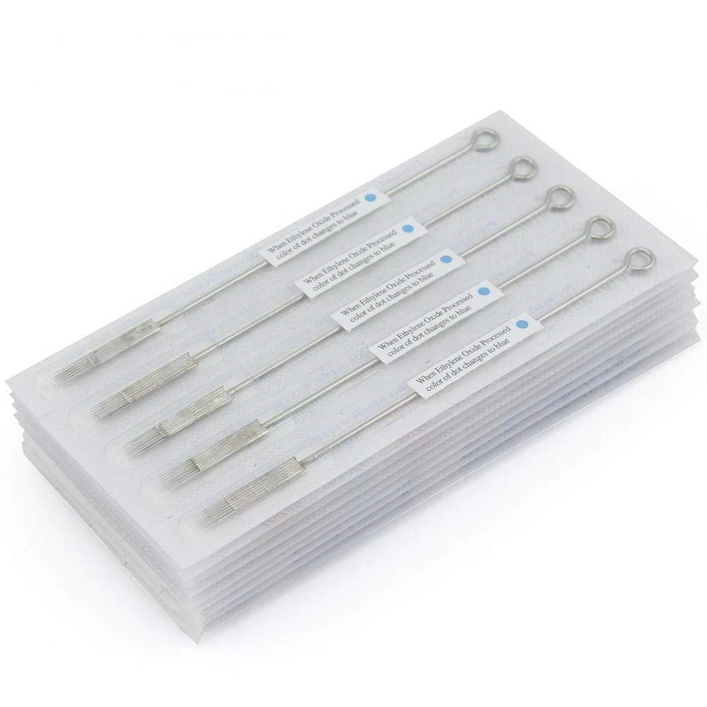 DISCOVER DEVICE Tattoo Needles 0.40mm Conventional Tattoo Needle Bugpin Curved Magnum