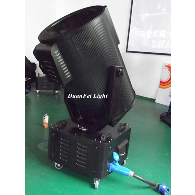 AC110/220/240V/380V 50/60Hz Long-range beam Searchlight 10000W Outdoor projector Sky Search light 10KW