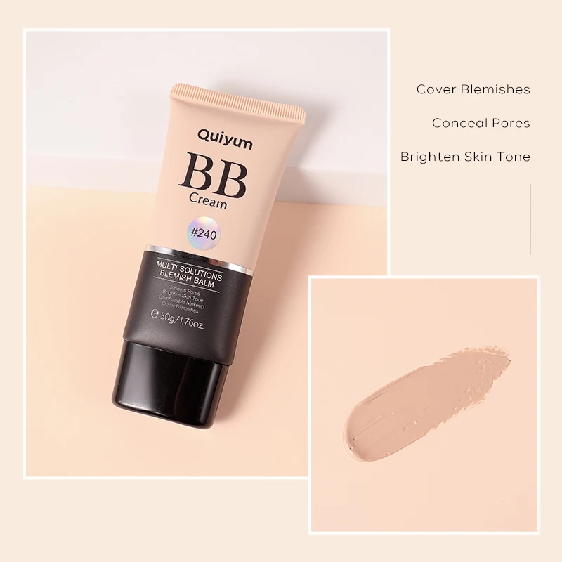 High Quality Natural Brightening BB Cream Foundation Liquid Full Coerage Lasting Moisturizing pearl whitening bb cream
