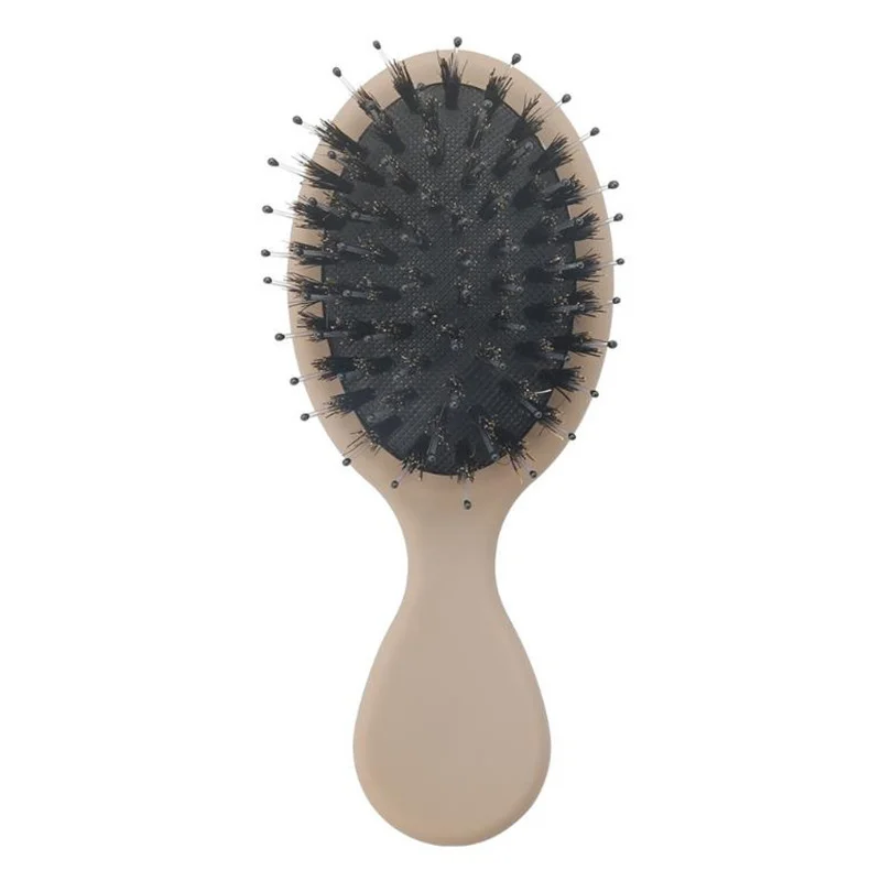 Factory custom scalp massage comb  brush hair comb for kids mini rainbow tooth detangling hair brush
