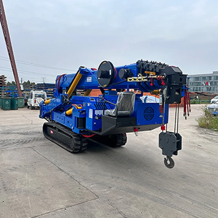 full-slewing boom type spider crane 2ton 5ton 3ton Indoor Outdoor Telescopic Crawler Spider Crane