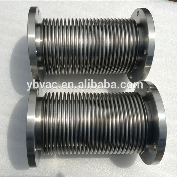 ISO-F80*200mm stainless steel bellows ,SUS304 metal vacuum hoses ,hose assembly