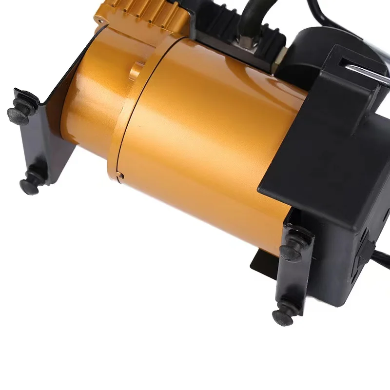 2023 Single Cylinder DC 12v Mini Air Compressors Electric Car Air Pump Portable Tire Inflator with Pressure Gauge Air Inflator