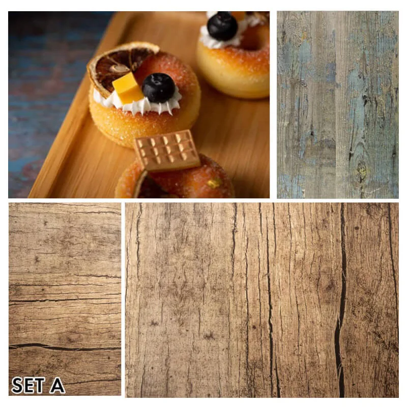 Double Sided PVC Coated Printed Texture Photography Background Paper Seamless Waterproof  INS Vinyl  Backdrop For Photo Studio