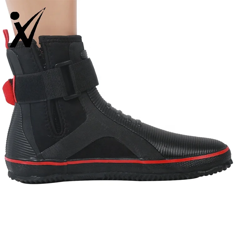 Factory Wholesale  Waterproof OEM Customized Vulcanized Shoes 5mm Water Sports Beach Volleyball Scuba  Surfing Diving Boots