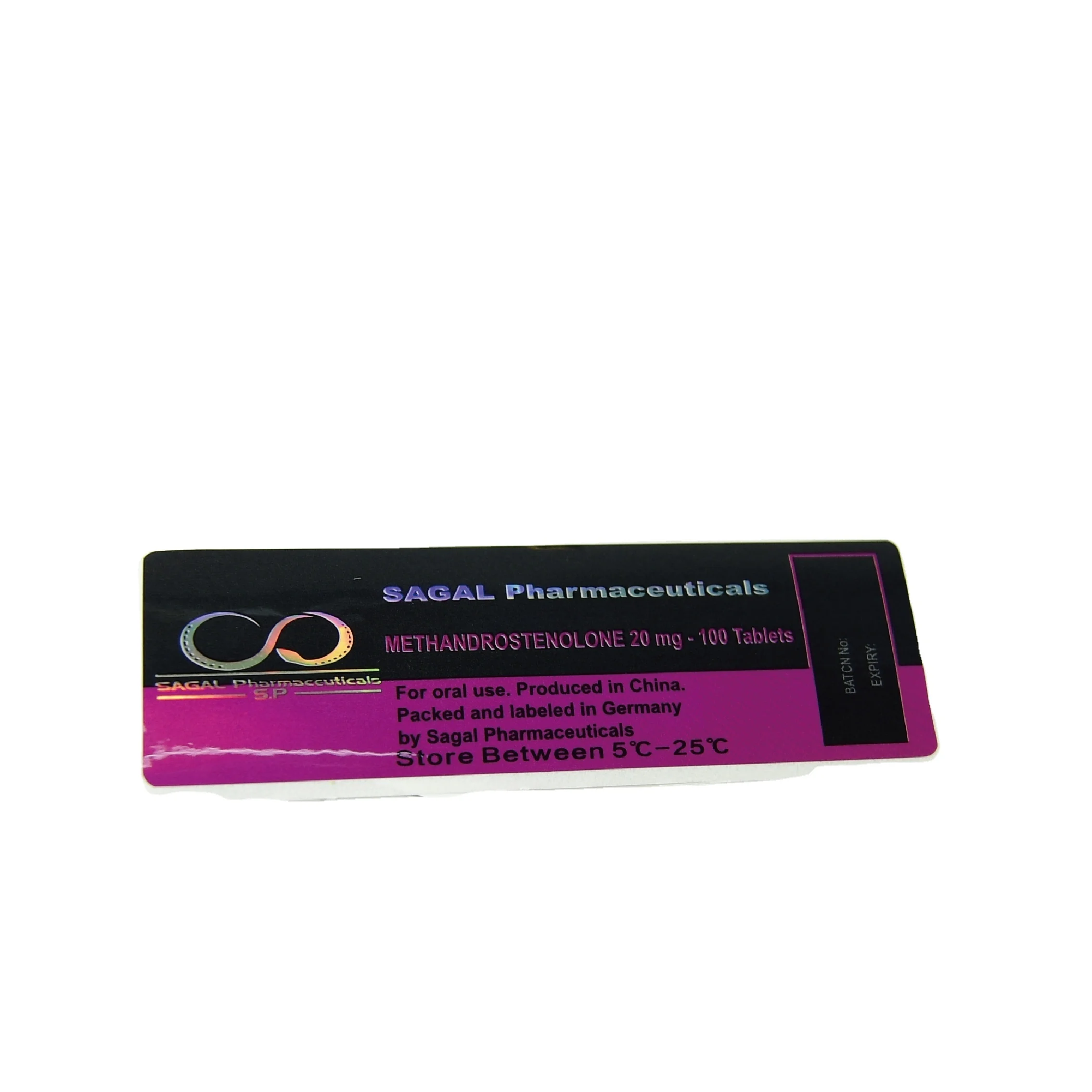 Various GEN PHARMA 10ml vial labels DECA/ TEST E 300 sticker