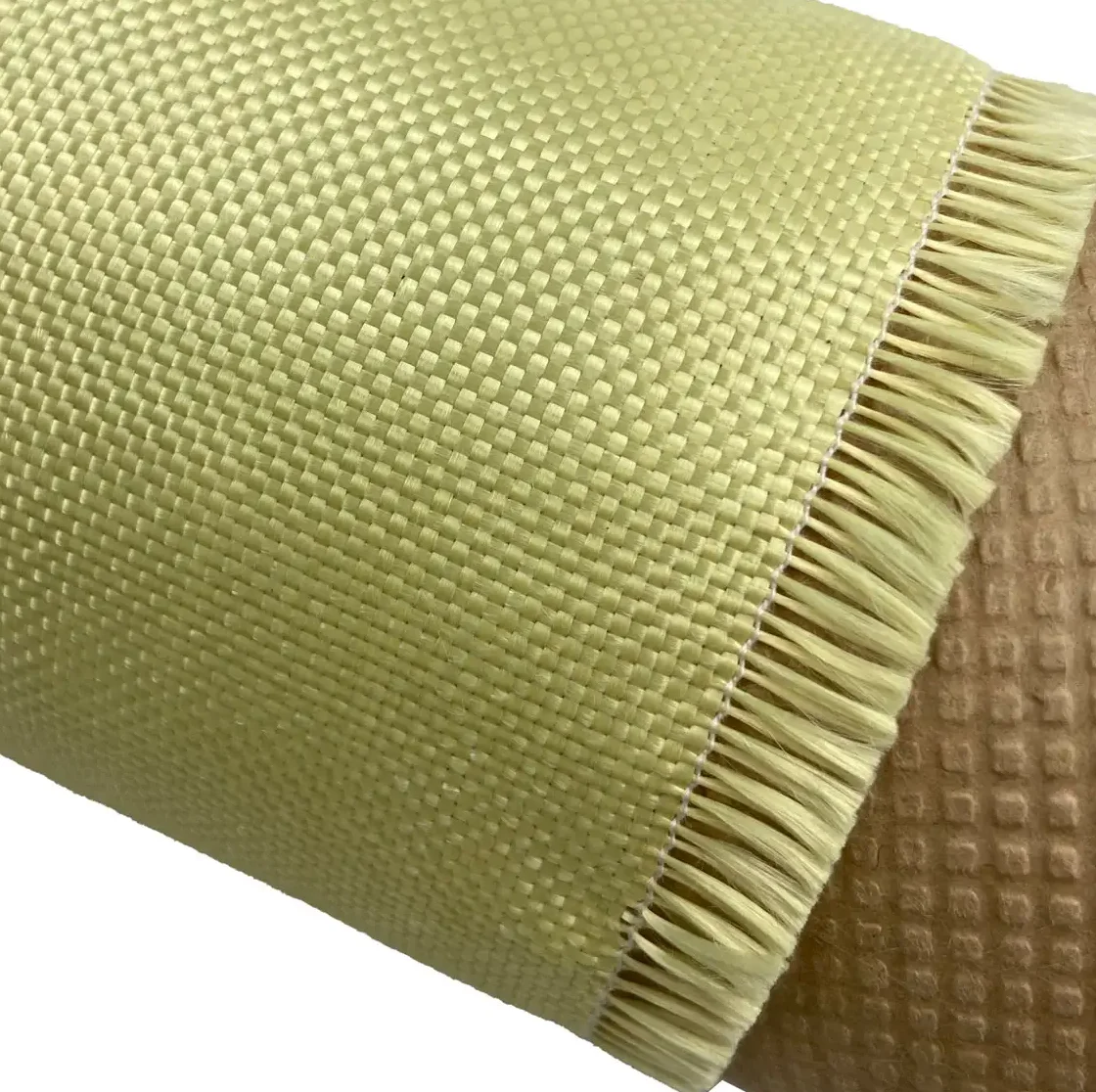 High Quality 1000D 200g Plain Twill Aramid Fiber Fabric