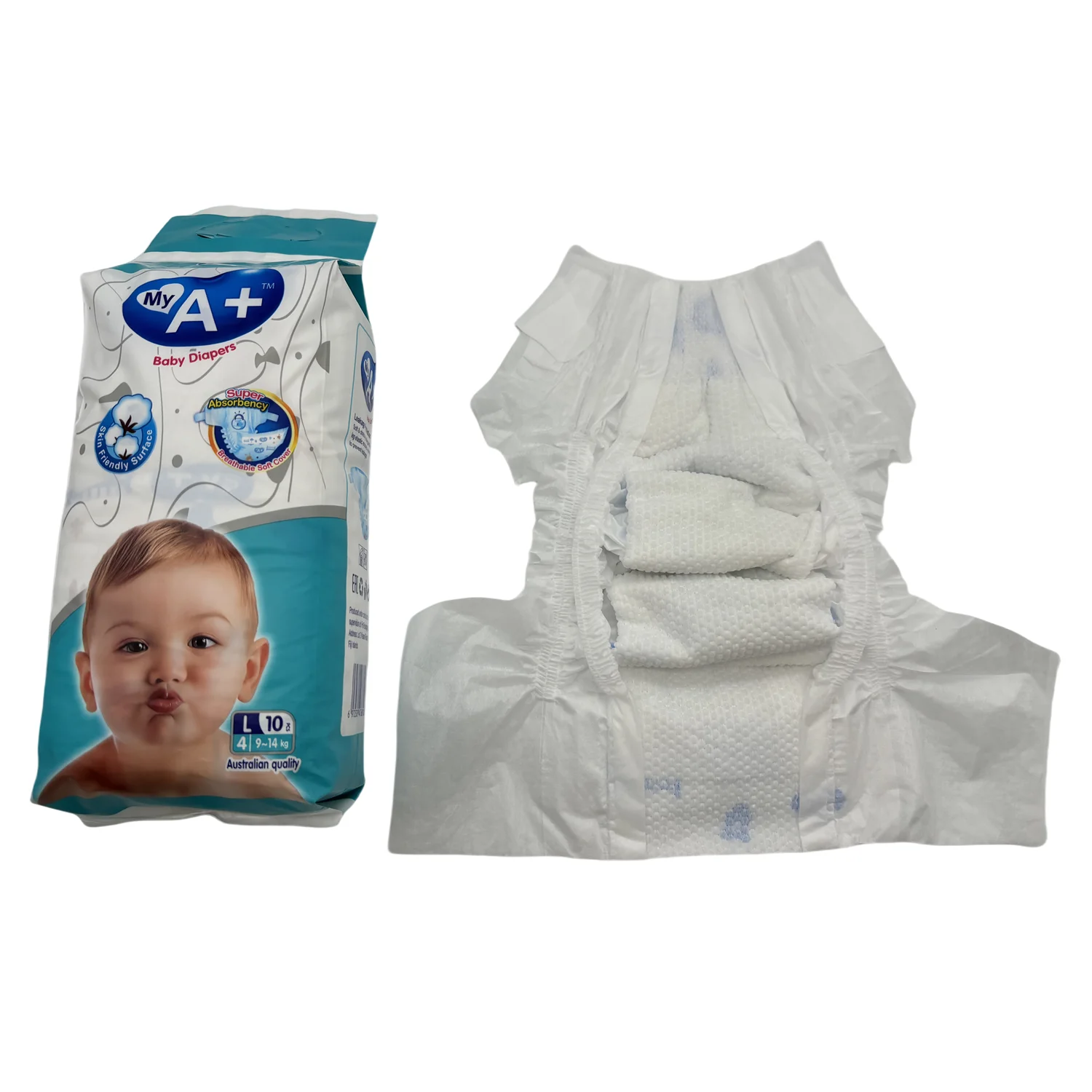 CE Certificated Premium Baby Diapers Factory Wholesale Custom Printed Nappy Japan Quality Leak protection Diapers for Baby