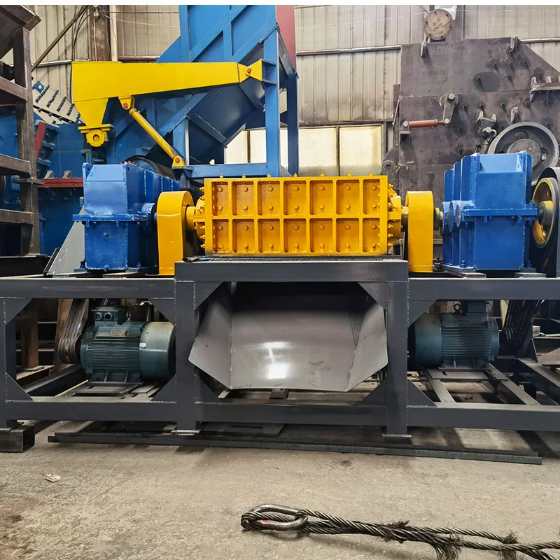 Antomatic Planetary Motor Reducer Tire Shredder Tyre Recycling Equipment