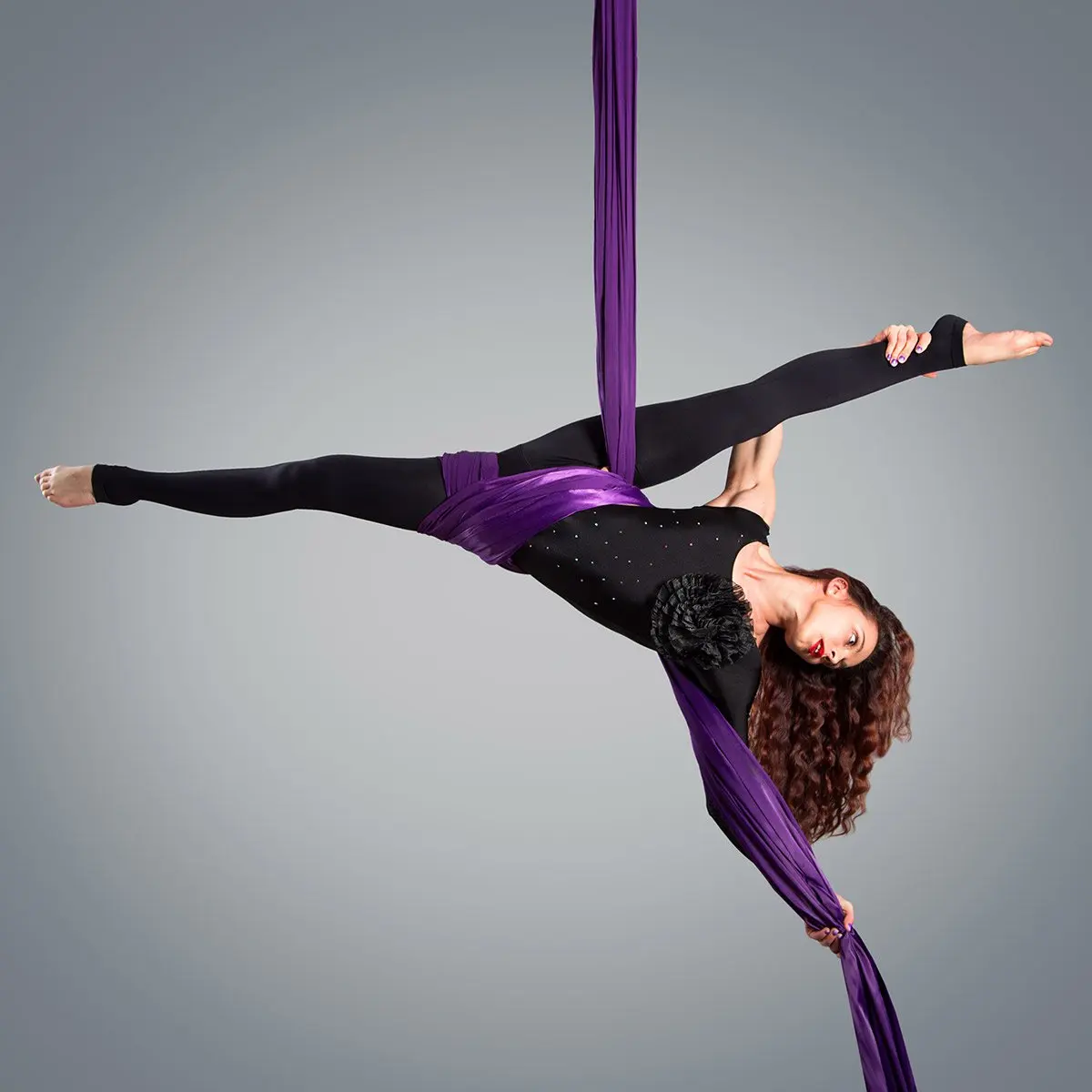 
Bilink 150cm x10m 100% high strength Nylon Aerial silks Yoga Hammock for children 