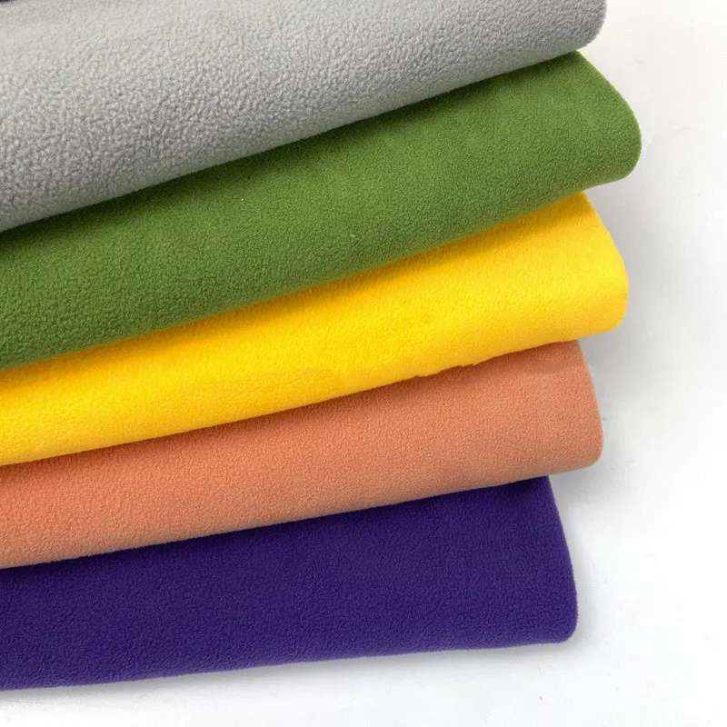 2022 high quality one sides brush one side antipilling polar fleece fabric in home textile, home clothes